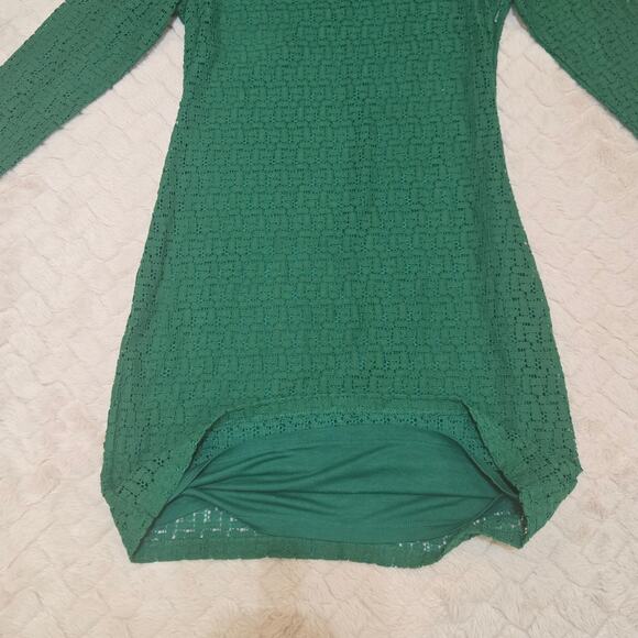 Banana Republic Whispering Pines Green Overly Sheath Dress, Size 6 - Picture 10 of 10